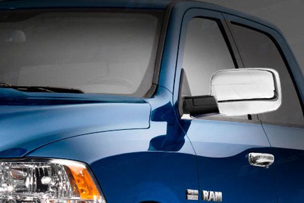 Ses trims ti-mc-150w/l dodge ram mirror covers truck chrome trim 3m brand new