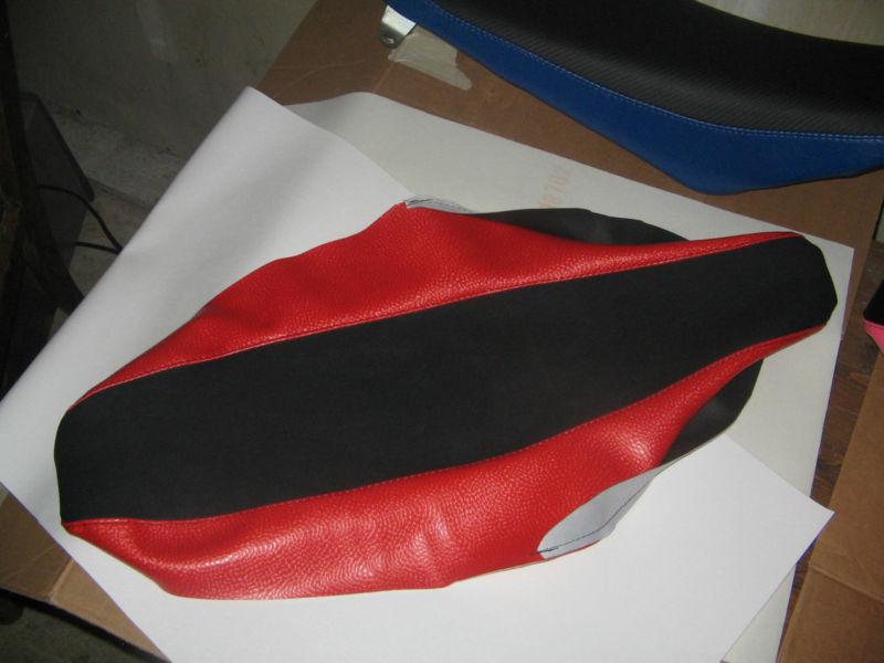 New 2001-2008 suzuki rm250 seat covers red and black 