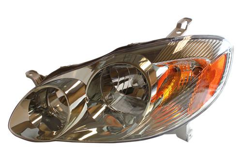 Tyc 20-6236-90 - 2003 toyota corolla left replacement headlight assembly