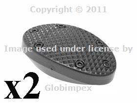 Bmw mini brake pedal pad manual transmission genuine new (2) + 1 year warranty