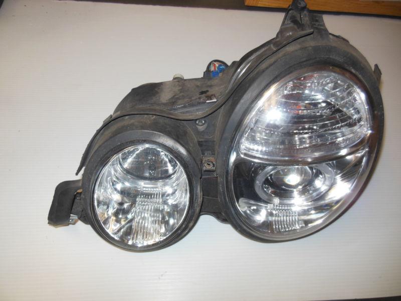 E-class mercedes left headlight assembly xenon 1997 1998 1999