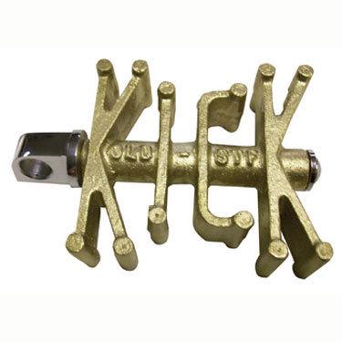 A81d3 old stf brass "kick" kickstart pedal for all harley models