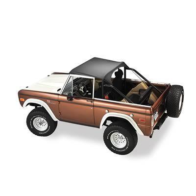 Bestop 52542-01 soft top traditional bikini polymer cloth black ford bronco each