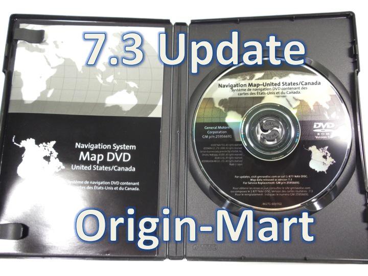 Oem 7.3 update 2008 2009 2010 2011 buick enclave navigation dvd map us canada