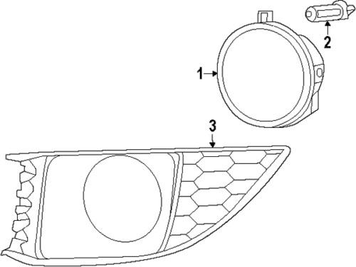 Dodge 68092573aa genuine oem factory original bezel