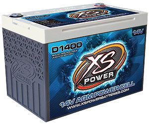 Xs power d1400 14v agm battery (plastic case)
