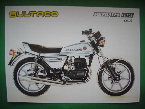 Bultaco metralla gts, photocopy factory sales brochure 