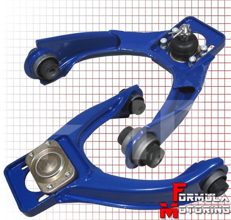 Blue adjustable front upper arm camber kit left+right civic 96-00 ek em1 ej si