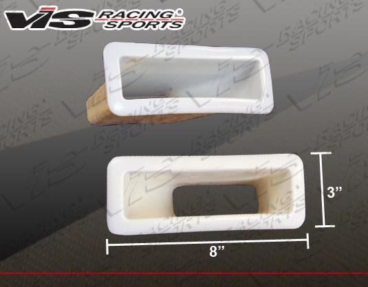 Vis racing universal jdm n1 drift style bumper vents for civic integra s14 s13