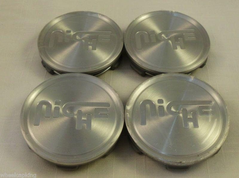 Niche wheels silver custom wheel center cap caps set of 4 # m-773/1003-22 new!