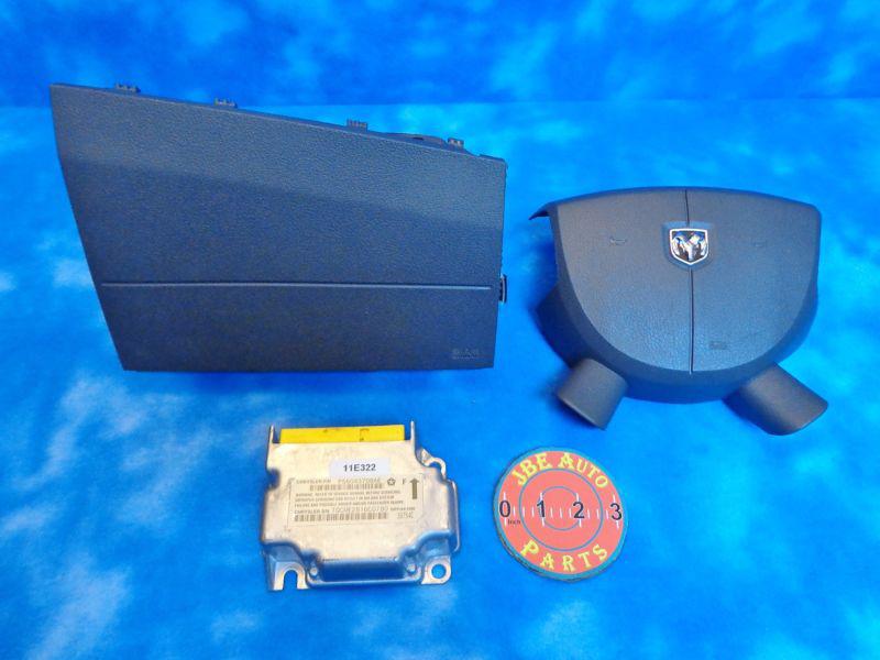 Buy 0608 Ram 2500 Airbag Set Driver Passenger Airbags & Module OEM 58B