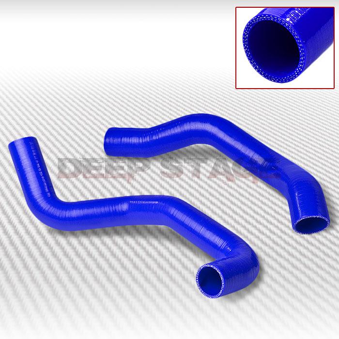 3-ply silicone radiator hose tube high temp 94-95 ford mustang gt/gts/svt blue