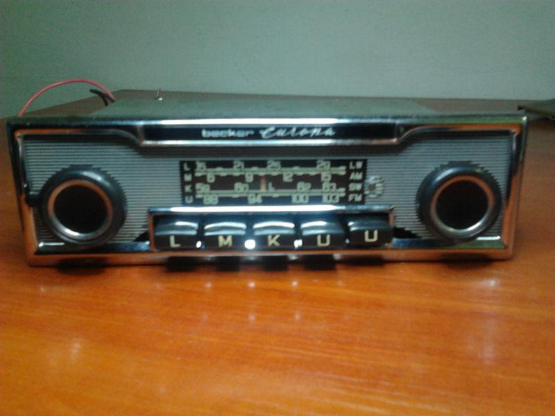 Vintage car radio becker europa 