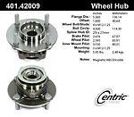 Centric parts 401.42009 front hub assembly