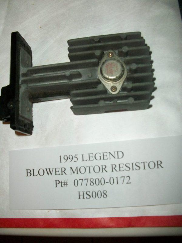 1995 acura legend blower motor speed transistor resistor heat 077800-0172 #hs008