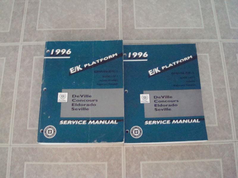 1996 cadillac deville/eldorado/seville factory service shop repair manual books 