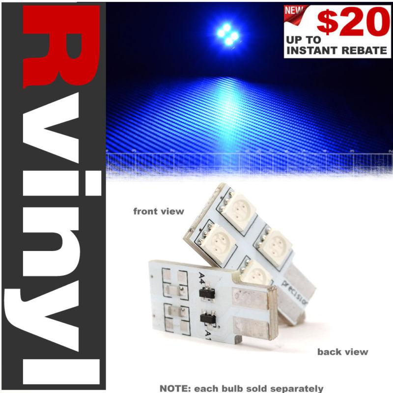 Profocos blue (1x) t10 4 5050smd circuit led license plate bulb for eagle