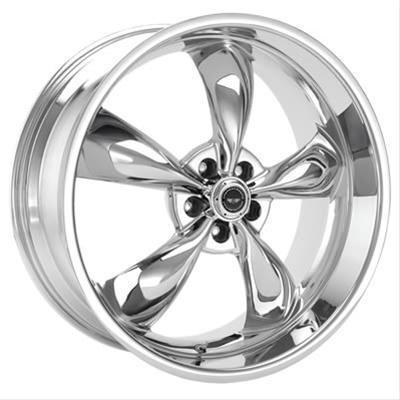 American racing torq-thrust m chrome wheel 18"x9" 5x4.5" bc