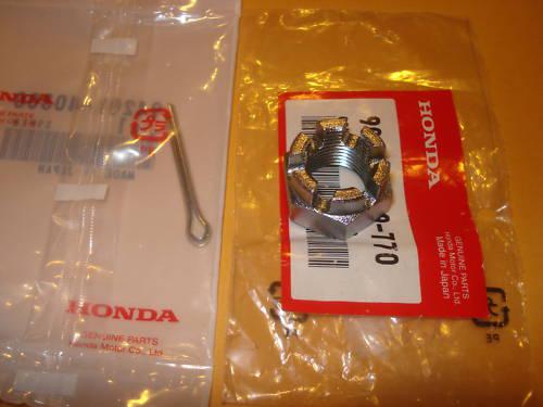 Honda gl1000 cb750 cb750f cb550 cb550f cb500 cb500t cb450 cl450 axle nut oem