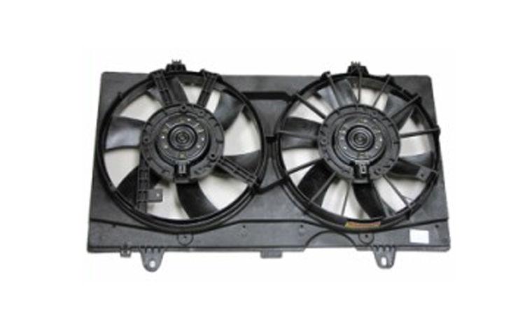 Ac condenser radiator cooling fan assembly 07-09 nissan sentra 2.0l 21481et000