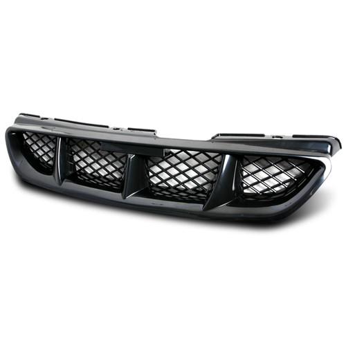 98 99 00  honda accord 2dr coupe mug-ver. 2 abs front hood grill  black