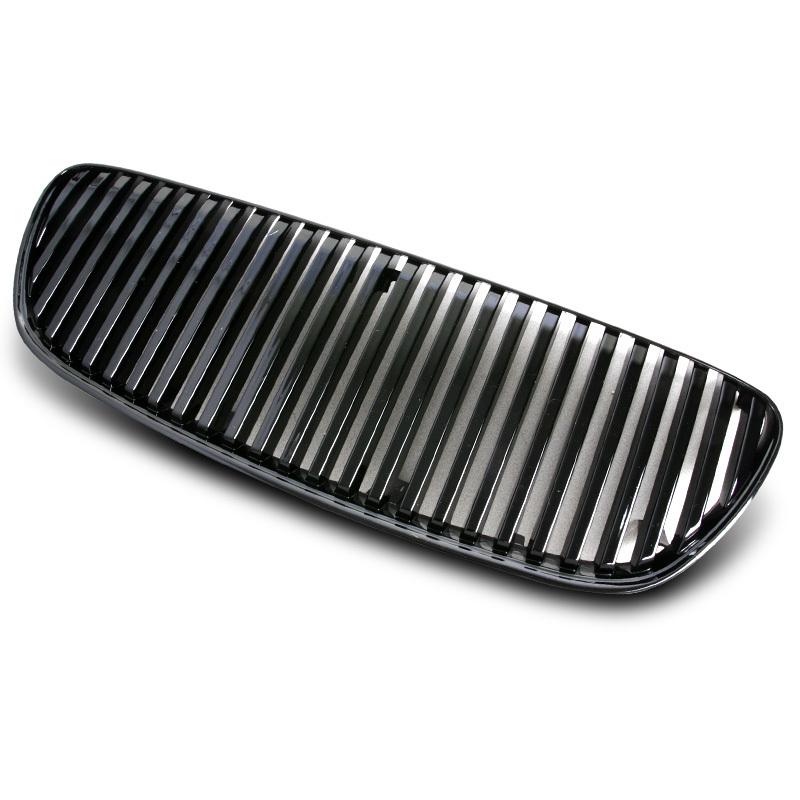 2002-2003 nissan maxima vertical style front hood grille grill black 02 03