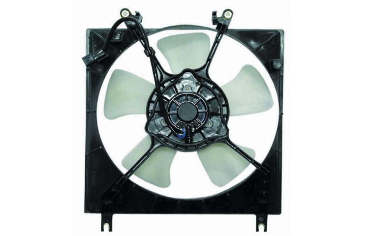 Radiator cooling fan assembly 97-02 98 99 00 01 mitsubishi mirage 1.8l mr187908