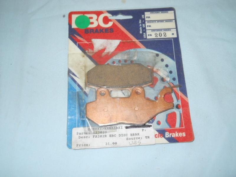 New ebc brake pads fa202r rm125 yz125