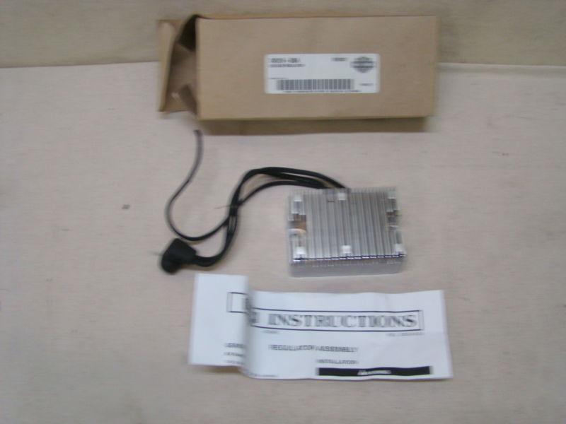 Harley-davidson chrome voltage regulator for touring softail and dyna 74519-88a