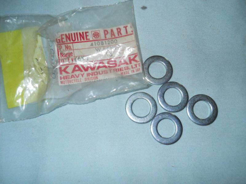 Nos kawasaki plain washer lot buy 5 410c1200