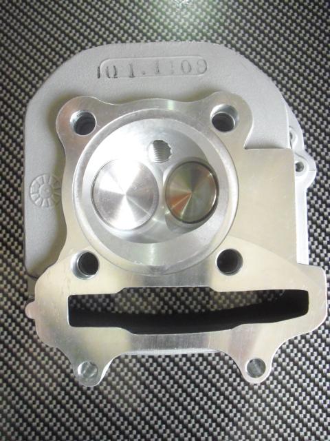 Scooter 150cc gy6 racing high performance 63mm cylinder head big port s.s. valve