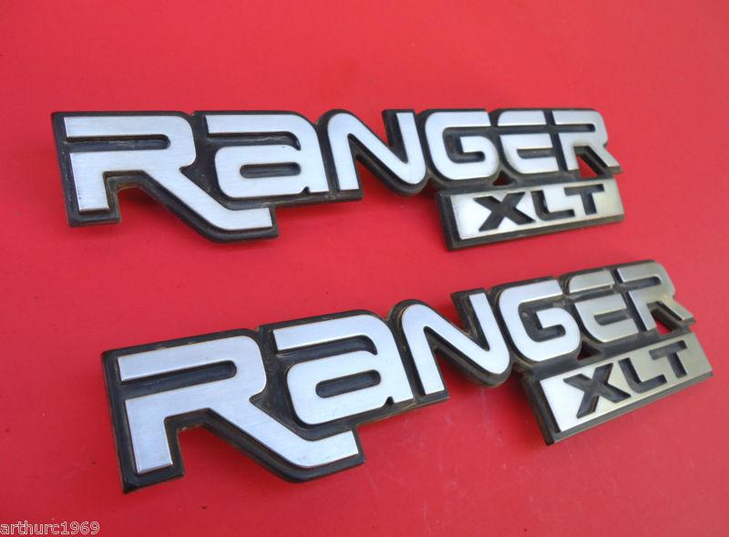 Ford ranger emblems 1990's 1992 ford ranger xlt pickup truck oem fender emblems