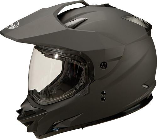 G-max gm11d dual sport motorcycle helmet flat black x-large