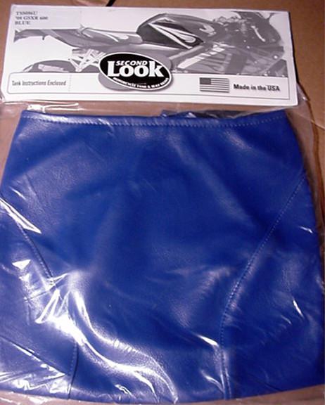 2008 suzuki gsxr 600 tank bra solid blue second look sportbike covers skins 