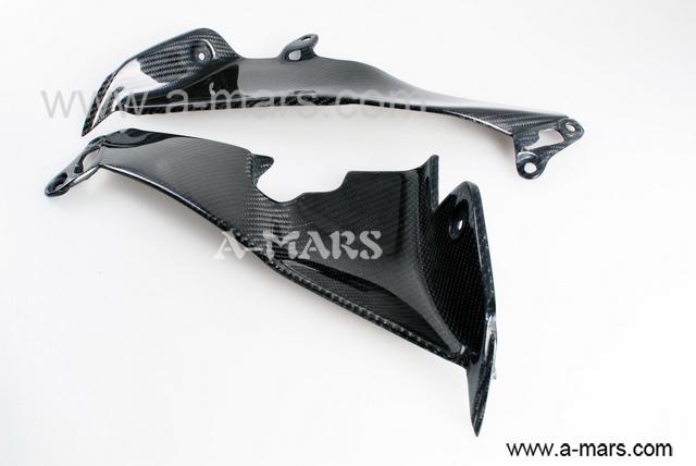 2009-2011 yamaha r1 carbon fiber mid inner side panels