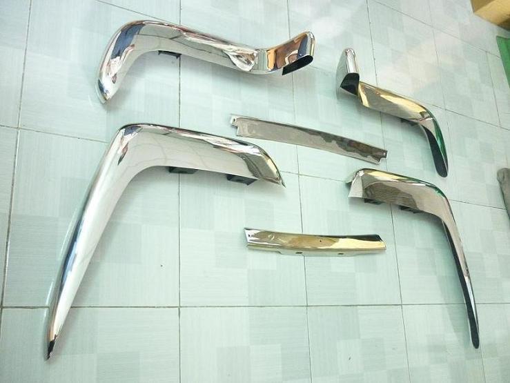 Volvo p1800 cow horn stainless steel bumper 