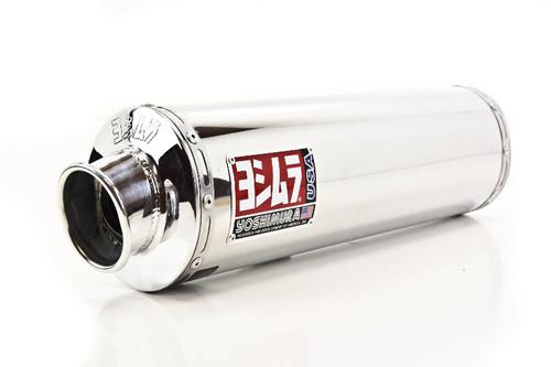 Yoshimura rs-3 oval race bolt-on muffler - stainless steel zx649so