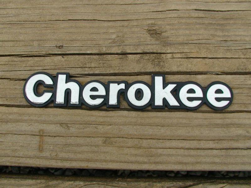 1987 jeep cherokee xj emblem/badge 84-96