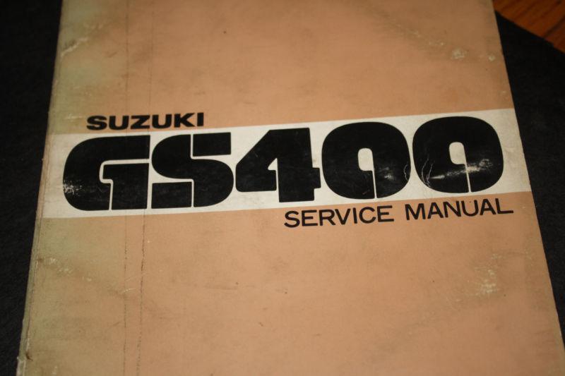 Nos suzuki gs400 service manual sr-600