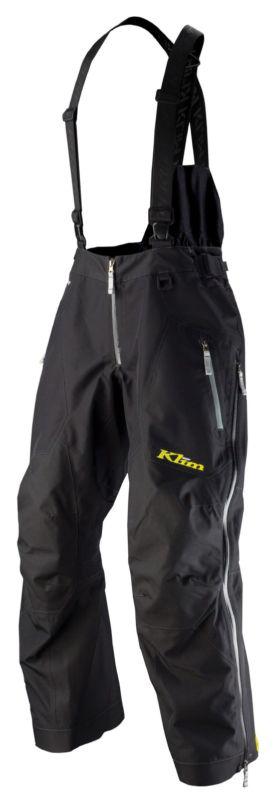 2013 klim men's extreme snowmobile bib gore tex pant black medium tall