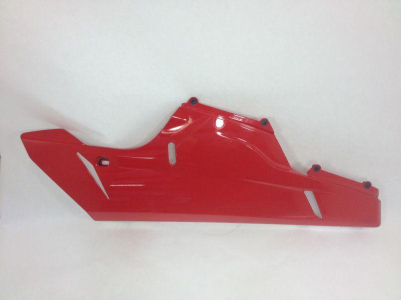 Ducati 1098 oem red right lower side fairing bellypan panel 848 1198 evo