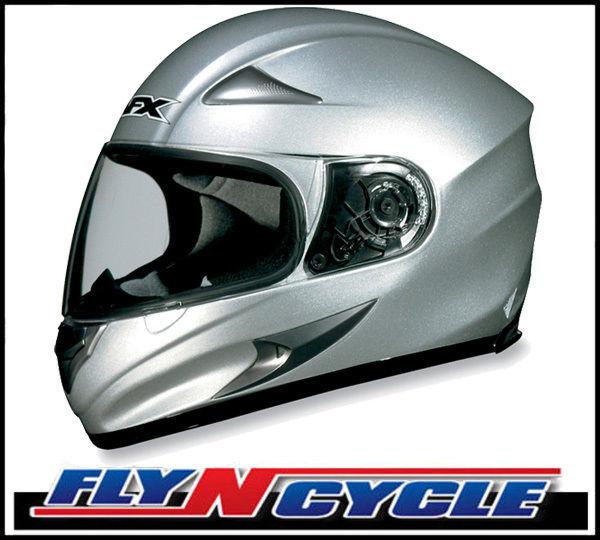 Afx fx-magnus big head 4xl silver motorcycle helmet dot ece xxxxl