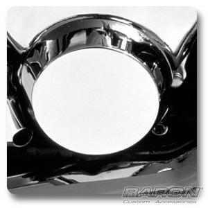 Baron cam cover smooth chrome fits yamaha road star warrior 2002-2009