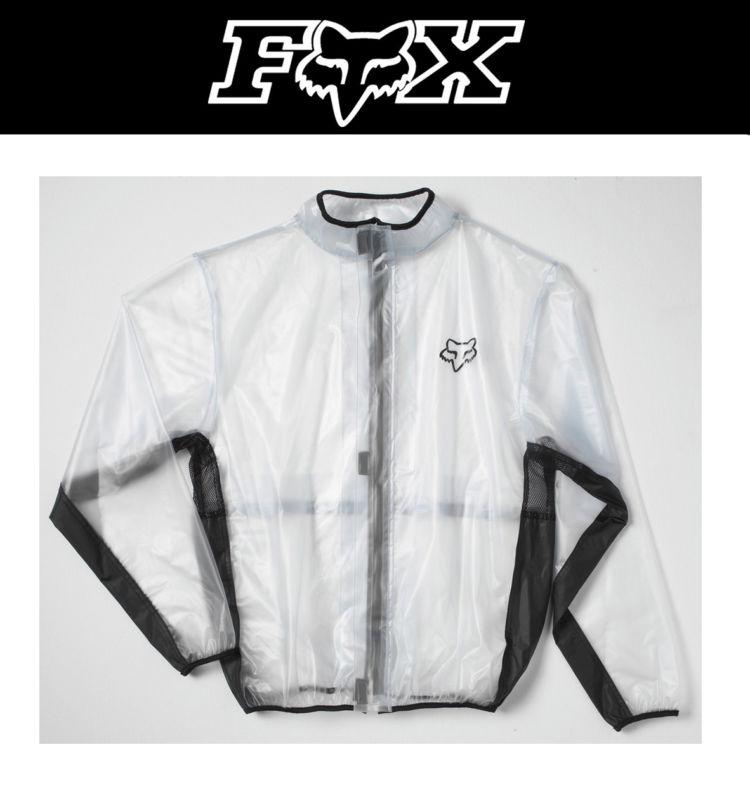 Fox mx fluid clear jacket atv mx motocross dirtbike racing 2013 offroad