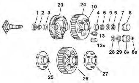 Dexter axle 1" "d" washer 005-023-00