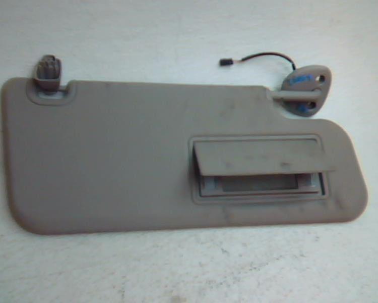 2010 dodge 3500 pickup sunvisor passenger rh gray lighted/mirror 2644713