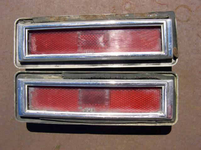 69 70 71 72 73 74 nova ventura omega apollo rear side marker lights oem set