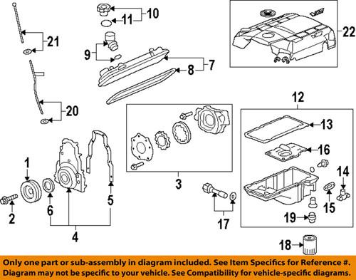 Cadillac gm oem 12577903 engine-cover