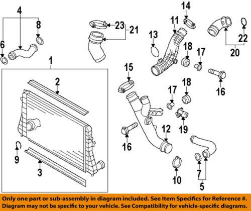 Volkswagen oem 1k0145803t intercooler