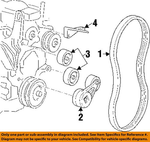 Gm oem 12563083 belt tensioner/automatic belt tensioner